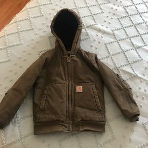 Carhartt “olive” boy winter jacket